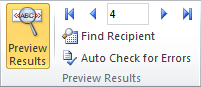 Preview Results Section