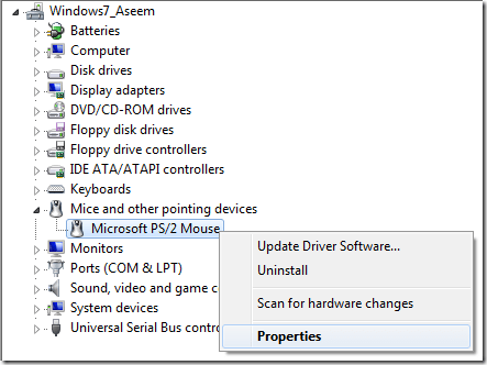 device manager windows 7