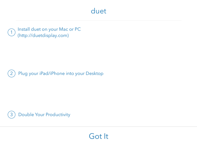 duet app ipad