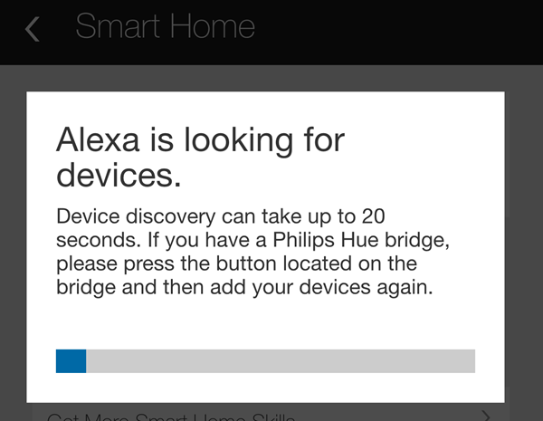 alexa discover devices