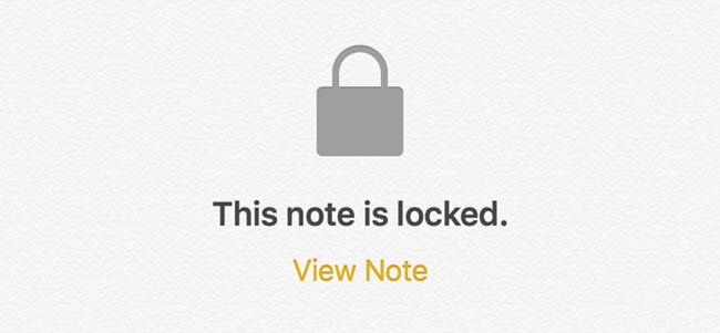this note is locked