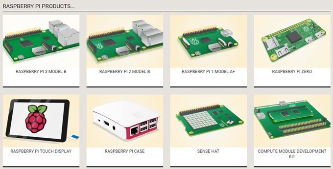 raspberry pi products