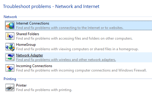 troubleshoot network problems