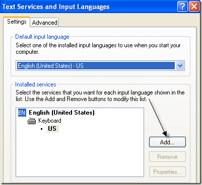 add input language