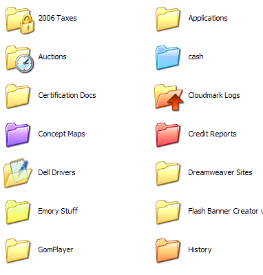 folder icons