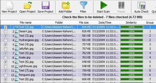 fast duplicate file finder