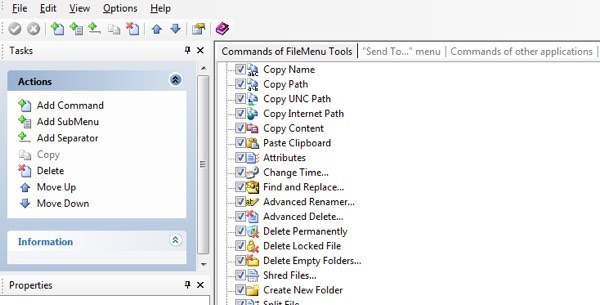 file menu tools ui