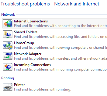 Network troubleshooter