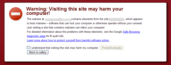 malware strony internetowej