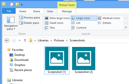Obrazy Windows 8 ikon
