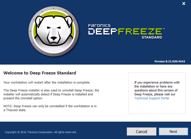 install-deep-freeze