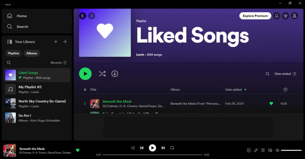 Jak przetasować listę odtwarzania Spotify na obrazie pulpitu 2