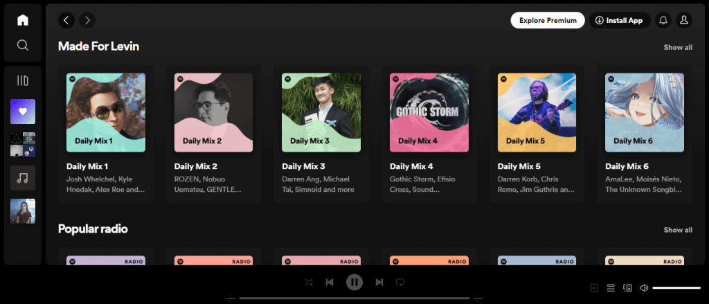 Jak przetasować listę odtwarzania Spotify na obrazie internetowym