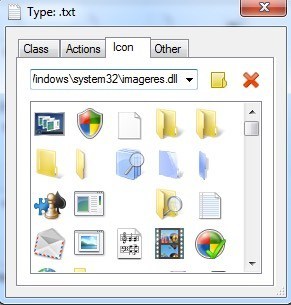 types icon tab